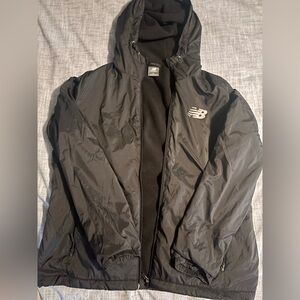 New Balance Black Hooded Jacket